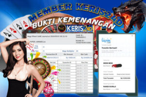 KERIS24D JACKPOT LIVE CASINO Rp 11,000.000,- LUNAS